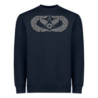 Navy Air Force Civil Engineer Badge Heavyweight Sweatshirt - SnappyArt
