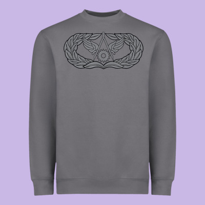 Air Force Civil Engineer Badge Heavyweight Sweatshirt Designed By Snappyart