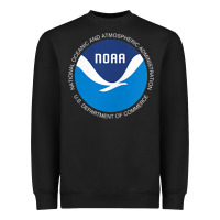 Black noaa national oceanic and atmospheric administrati Heavyweight Sweatshirt - SnappyArt