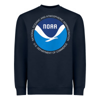 Navy noaa national oceanic and atmospheric administrati Heavyweight Sweatshirt - SnappyArt