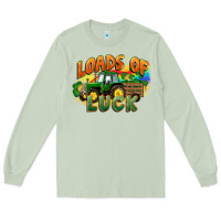 Matcha Loads of luck with tractor St. Patricks Day Long Sleeve Tee - FaDigitalArtStudio