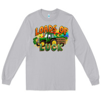Moon Dust Loads of luck with tractor St. Patricks Day Long Sleeve Tee - FaDigitalArtStudio