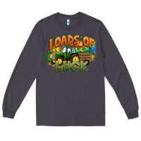 Smoke Loads of luck with tractor St. Patricks Day Long Sleeve Tee - FaDigitalArtStudio