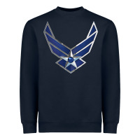 Navy US Air Force USAF Heavyweight Sweatshirt - SnappyArt