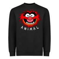Black Muppets Animal Heavyweight Sweatshirt - SnappyArt