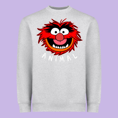 Muppets Animal Heavyweight Sweatshirt Designed By Snappyart