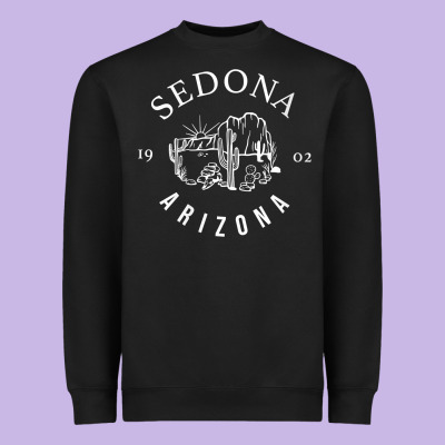 Womens Sedona Arizona T Shirt Sedona Az Vintage Arizona Vacation V Nec Heavyweight Sweatshirt Designed By Snappyart