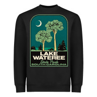 Black Trending Lake Wateree State Park Sc Vintage Travel Heavyweight Sweatshirt - SnappyArt