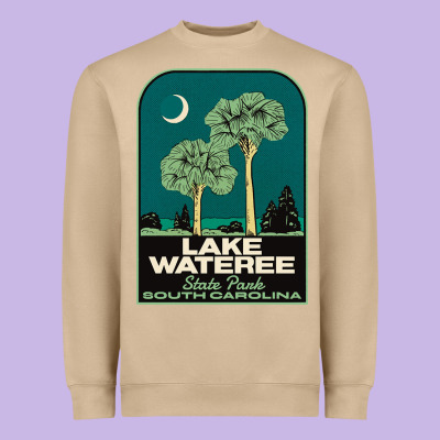 Trending Lake Wateree State Park Sc Vintage Travel Heavyweight Sweatshirt Designed By Snappyart