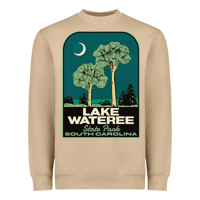 Trending Lake Wateree State Park Sc Vintage Travel Heavyweight Sweatshirt by SnappyArt | Teevron