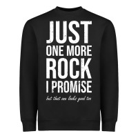 Black Rockhounds gear gift Just one more rock funny rockhounding Heavyweight Sweatshirt - SnappyArt