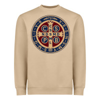 Mushroom Saint Benedict Medal 1 Heavyweight Sweatshirt - SnappyArt