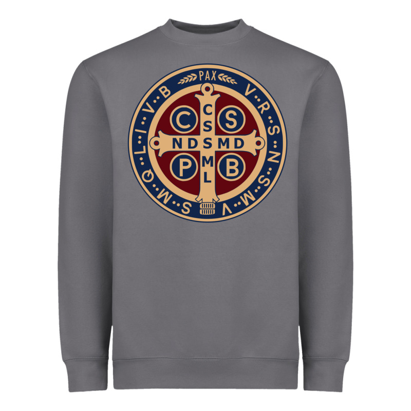 Saint Benedict Medal 1 Heavyweight Sweatshirt by SnappyArt | Teevron