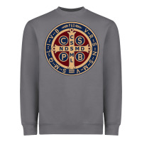Storm Saint Benedict Medal 1 Heavyweight Sweatshirt - SnappyArt