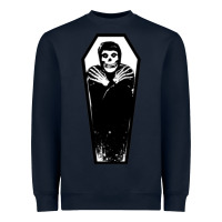 Navy the crimson ghost Heavyweight Sweatshirt - SnappyArt