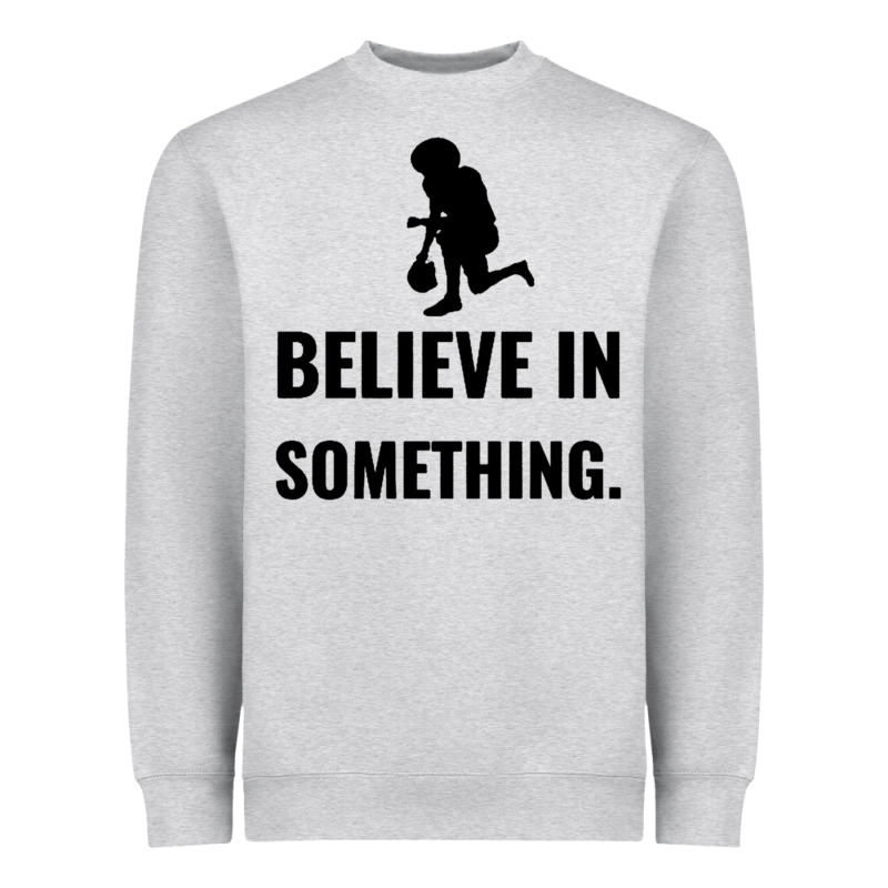 Colin Kaepernick Believe In Something Heavyweight Sweatshirt by SnappyArt | Teevron