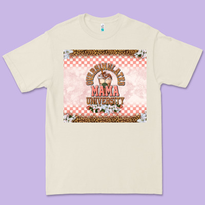 Oversimulated Mama University Premium Tee Designed By Tumblerdesignbyshophia