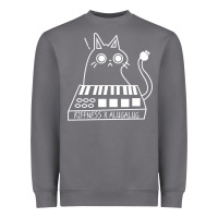 Storm The KIFFNESS X ALUGALUG white cat Classic Heavyweight Sweatshirt - SnappyArt