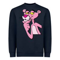 Navy pink panther Heavyweight Sweatshirt - SnappyArt