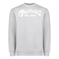 Heather Grey martin est 1983 Heavyweight Sweatshirt - SnappyArt