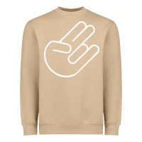 Mushroom shocker hand Heavyweight Sweatshirt - SnappyArt