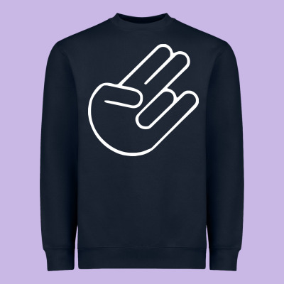 Shocker Hand Heavyweight Sweatshirt Designed By Snappyart