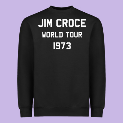 Jim Croce World Tour 1973 Heavyweight Sweatshirt Designed By Snappyart