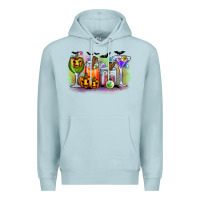 Blue Mist halloween Premium Hoodie - CowhideDigitalArt