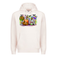 Pale Pink halloween Premium Hoodie - CowhideDigitalArt