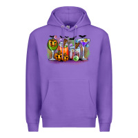 Purple halloween Premium Hoodie - CowhideDigitalArt