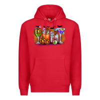 Red halloween Premium Hoodie - CowhideDigitalArt