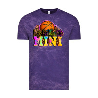 Cloud Purple basketball mini Vintage Tee - OliviaCreatesArt