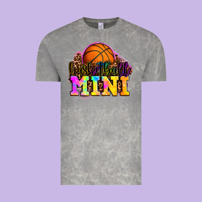 Basketball Mini Vintage Tee Designed By Oliviacreatesart