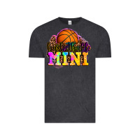 Vintage Black basketball mini Vintage Tee - OliviaCreatesArt