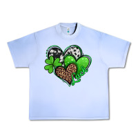Grape Ice St. Patrick's Day hearts Urban Heavy Tee - Jasminsmagicworld