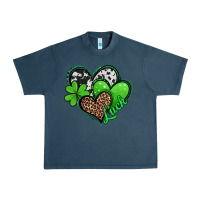 Midnight Navy St. Patrick's Day hearts Urban Heavy Tee - Jasminsmagicworld
