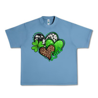 Pebble Blue St. Patrick's Day hearts Urban Heavy Tee - Jasminsmagicworld