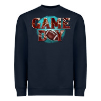 Navy game day football Heavyweight Sweatshirt - BarkalooDesign