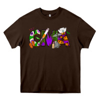 Chocolate Brown Halloween CMA Certified Medical Assistant Heavy Core Tee - NancyCooperArtShop