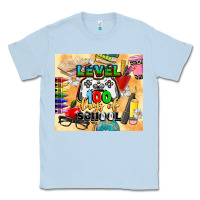 Dusty Blue level 100 days of school Classic Tee - CowGirlArtShop
