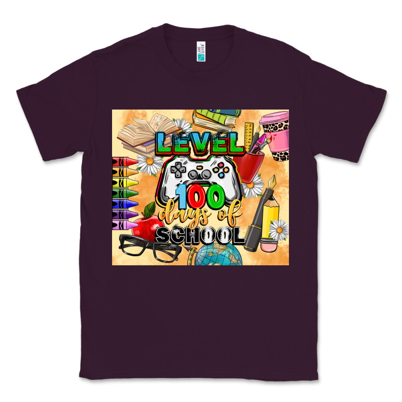 Level 100 Days Of School Classic Tee by CowGirlArtShop | Teevron