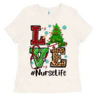 Bone love nurse life christmas Ladies Tee - CowGirlArtShop