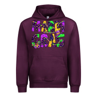 Mauve Wine mardi gras Urban Hoodie - JahusDesignShop