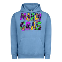 Pigment Pebble Blue mardi gras Urban Hoodie - JahusDesignShop