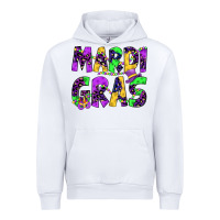 White mardi gras Urban Hoodie - JahusDesignShop