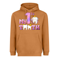 Meerkat my first tooth with teeth for girls Heavyweight Hoodie - AdoDesignShop