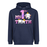 My First Tooth With Teeth For Girls Heavyweight Hoodie | Teevron