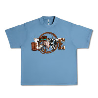 Pebble Blue western love for cowboys olivia Urban Heavy Tee - OliviaCreatesArt
