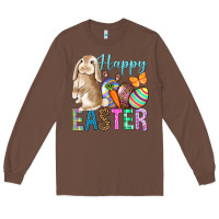 Chestnut Easter Day With Truck Long Sleeve Tee - BundleAndBundleShop