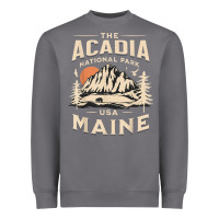 Storm acadia national park maine nature hike outdoors vintage t shirt Heavyweight Sweatshirt - ArtMosaic